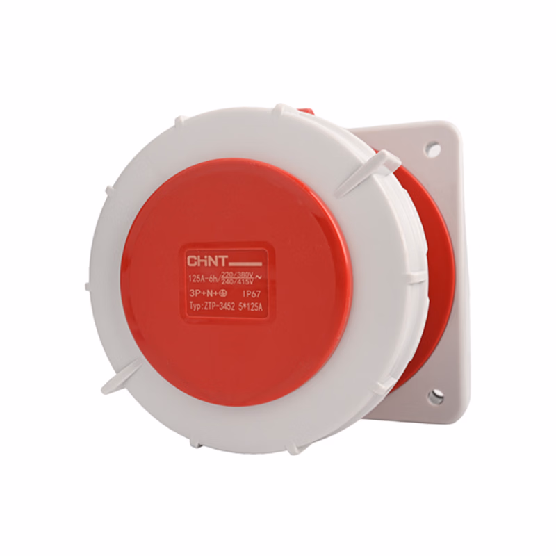 ZTP-3452-5-125A | 正泰 IP67暗装插座5*125A