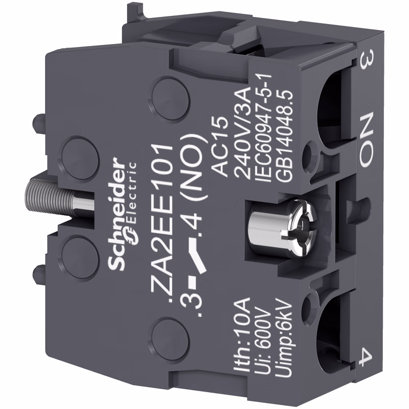 ZA2EE101 | 施耐德电气 按钮附件，触点模块，1NO