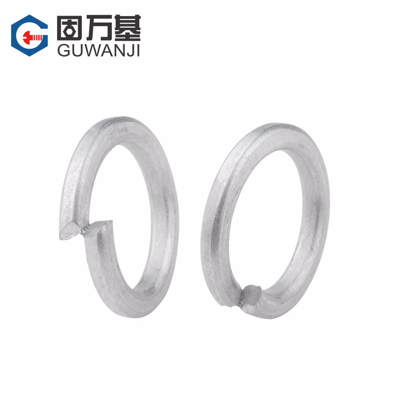 固万基（GUWANJI）弹簧垫圈 铁白锌薄开口弹簧华司弹性金属介子 M4[2000个]