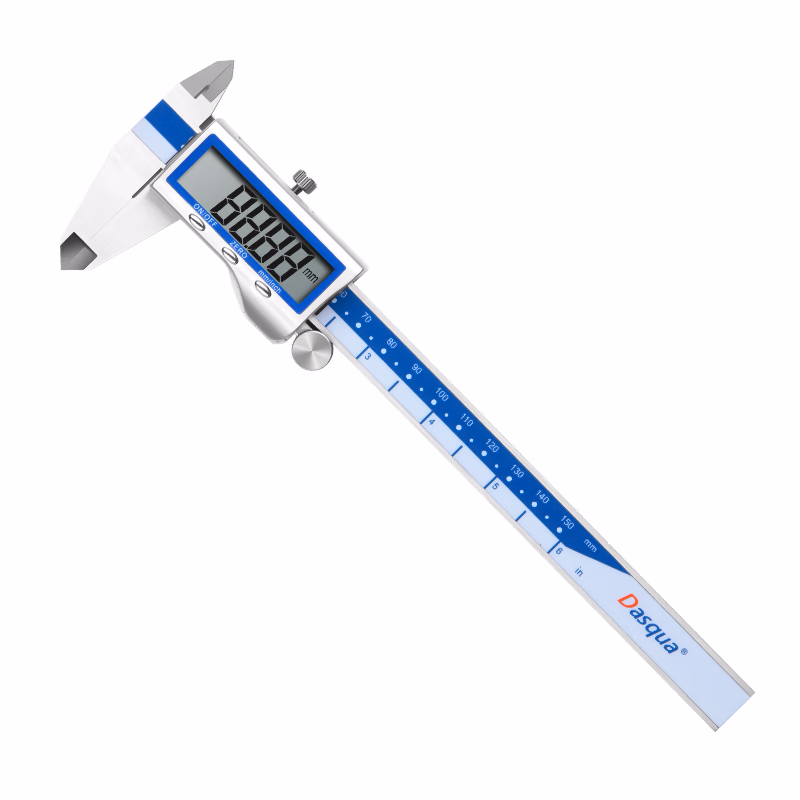 达时科（Dasqua）数显卡尺金属罩壳电子游标高精度工业级不锈钢 0-200mm|金属罩壳