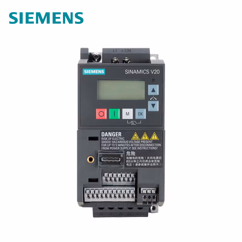 6SL3210-5BB11-2UV1 | 西门子 SINAMICS V20 1AC 220V变频器,无内置滤波器 0.12kW AC220-240V