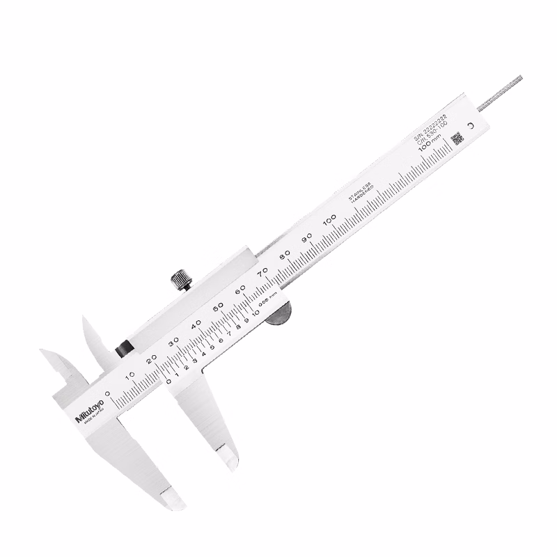三丰（Mitutoyo）游标卡尺 530-100/0-100mm/0.05圆杆 高精度油标机械卡尺 工业级 日本原装进口