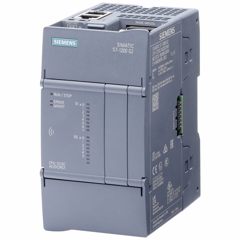 西门子SIMATIC S7-1200 G2： 紧凑型 CPU 1212C AC/DC/RLY