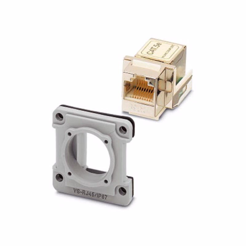 VS-08-A-RJ45/MOD-1-IP67-SET-BU | 菲尼克斯 面板安装框架套件
