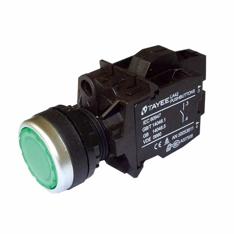 LA42PD-10/AC220V G | 上海天逸电器 带灯按钮,绿色