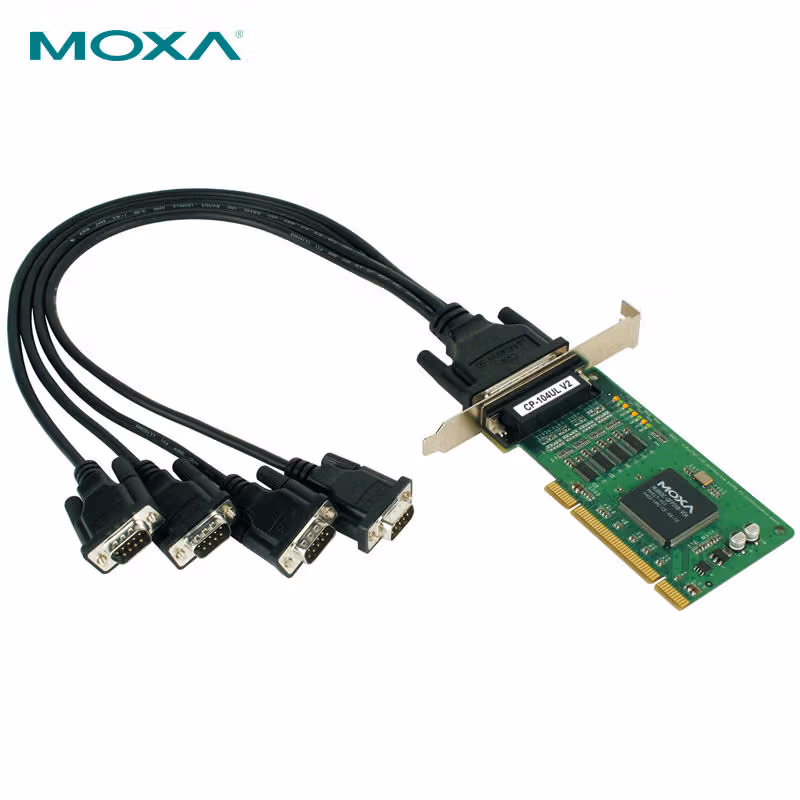 CP-104UL-DB9M | 摩莎(MOXA) 4串口RS-232Universal PCI串口卡