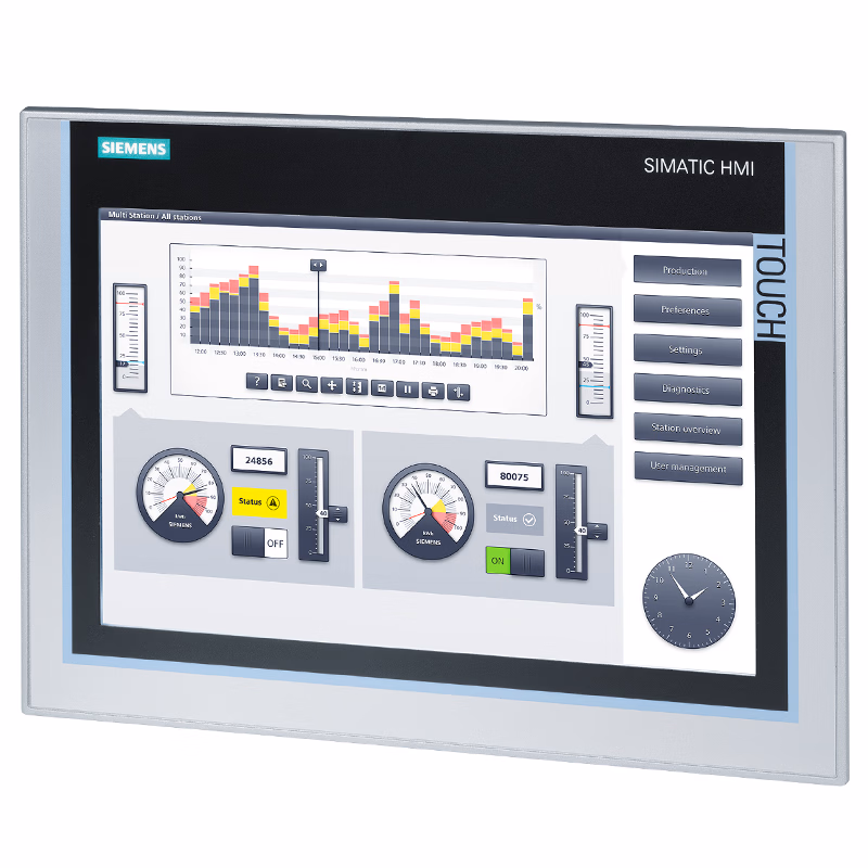 TP1200 | 西门子 SIMATIC HMI Comfort 12寸宽屏TFT显示屏,1280×800