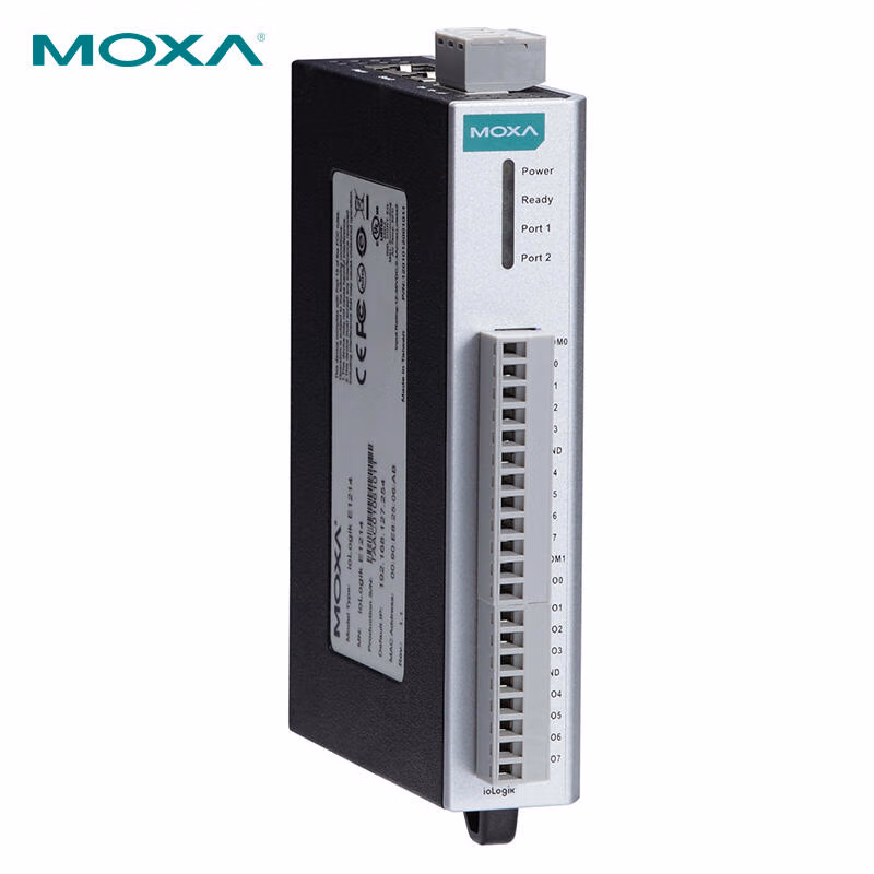 同时支持Modbus TCP和Ethernet IP ；ioLogik E1240 | 摩莎（MOXA） 性能指标：8AI模拟量输入