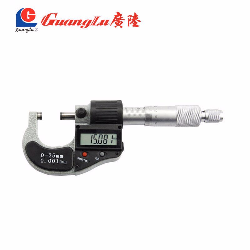 211-101F | 广陆 外径数显千分尺,量程:0-25
