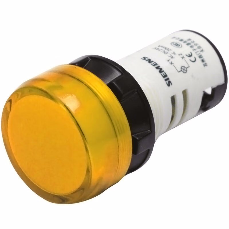 3SB6217-6AA30-1AA0 | 西门子 一体型信号灯,22mm,塑料,圆形,集成LED,220VDC黄色