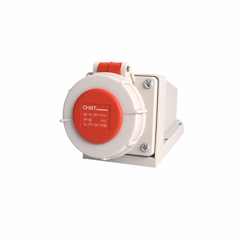 ZTP-1242-4-32A | 正泰 IP67明装插座4*32A