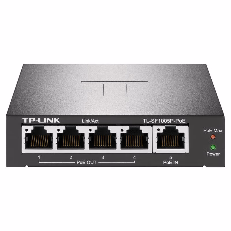 TL-SF1005P-PoE | 普联/TP-LINK 5口百兆【中继】PoE交换机