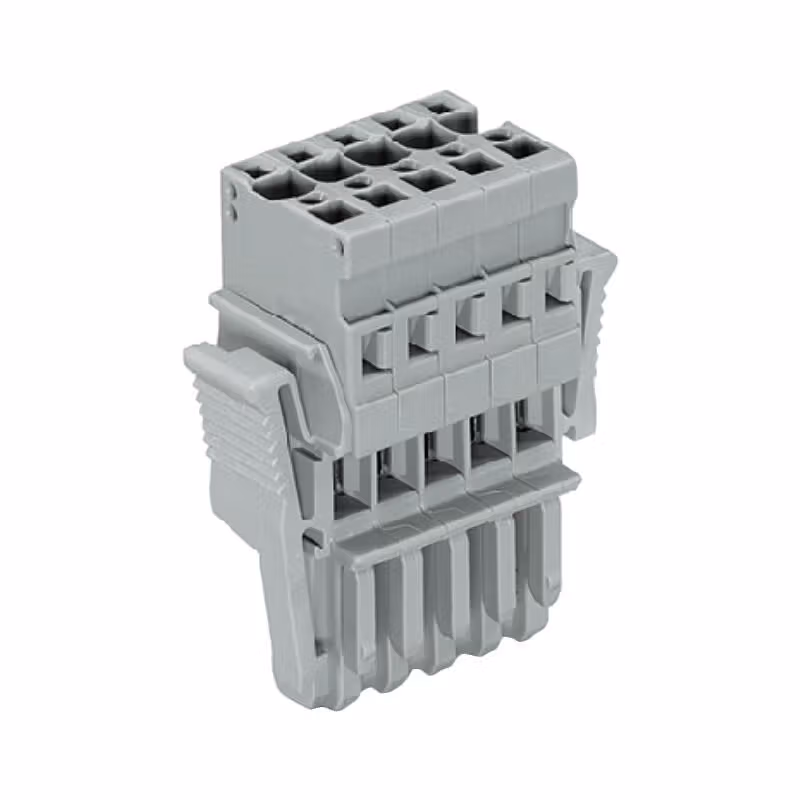 769-109/021-000 | 万可(WAGO) 1线孔型插头,锁定卡,4mm²,额定电流32A,弹簧连接,9极