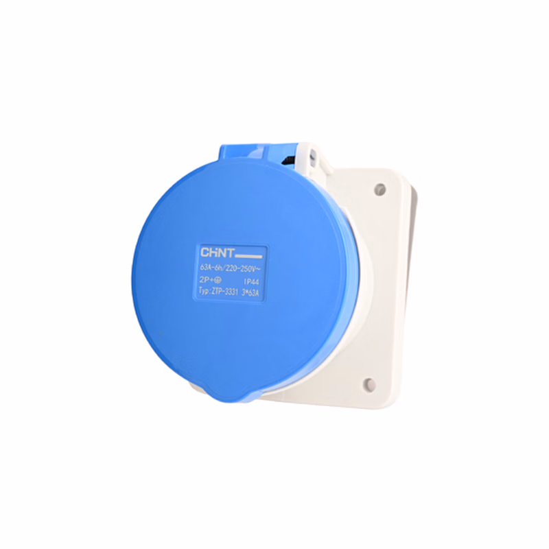 ZTP-3331-3-63A | 正泰 IP44暗装插座3*63A