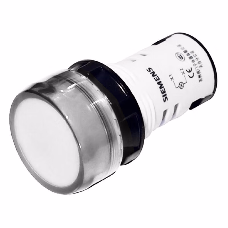 3SB6217-6AA60-1AA0 | 西门子 一体型信号灯,22mm,塑料,圆形,集成LED,220VDC白色