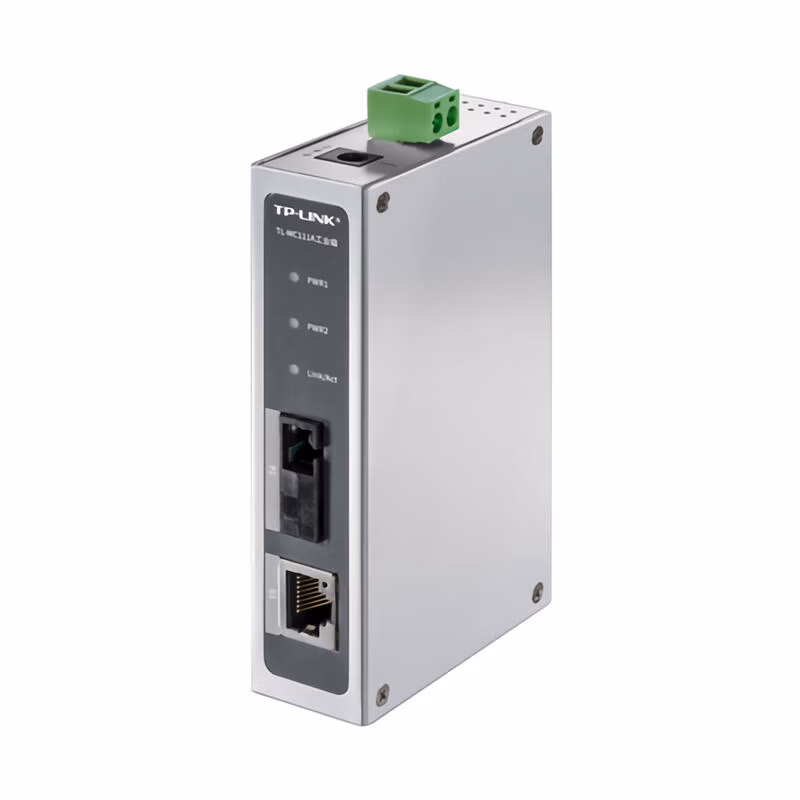 TL-MC111A工业级 | TP-LINK/普联 工业级光纤收发器,百兆单模单纤,20KM,1个,百兆,SC口,1个,百兆,RJ45口