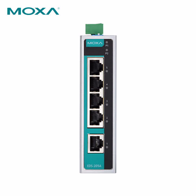 EDS-205A | 摩莎(MOXA) 5口非网管百兆工业以太网交换机