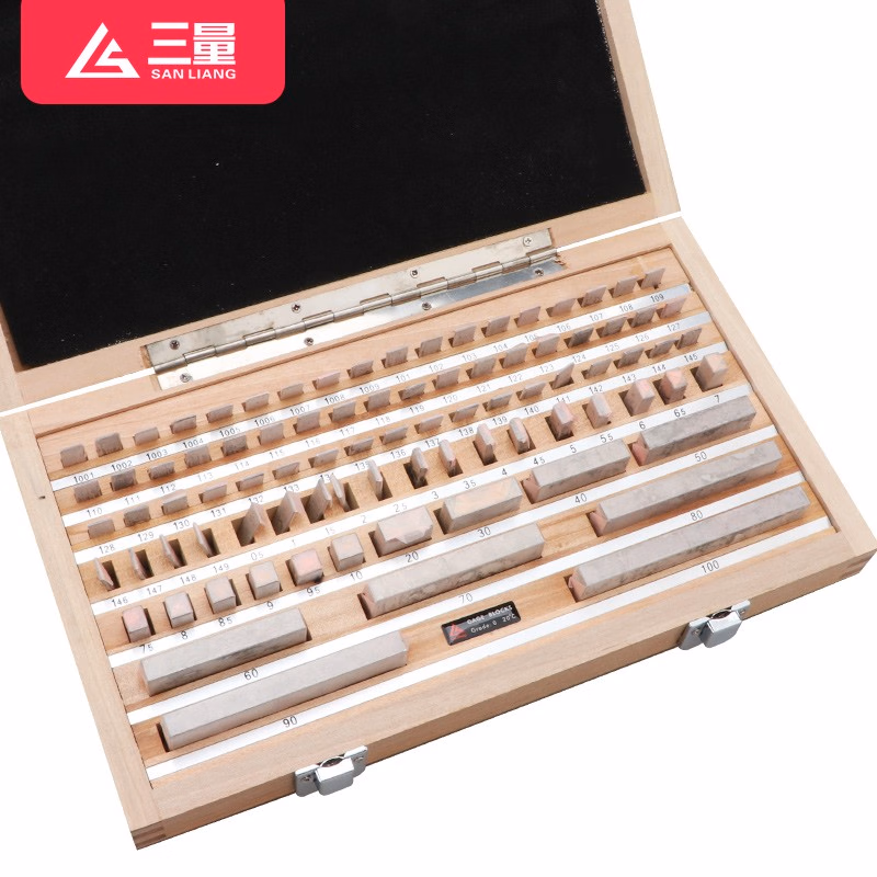 三量公制32-112件块规标准块0级1级一套卡尺千分尺校准块量块 JD465 87件1级（0.5-100mm）