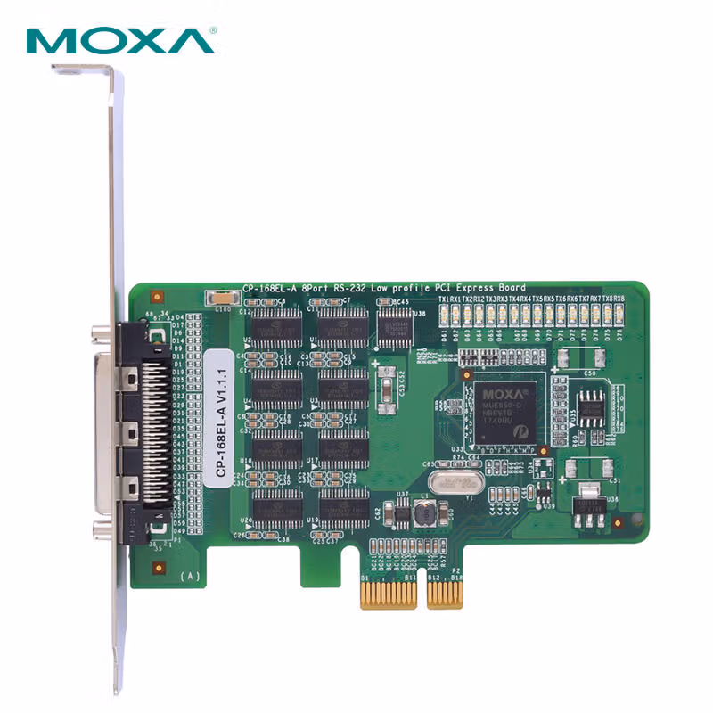 CP-168EL-A w/o Cable | 摩莎（MOXA） 8串口RS-232 PCI Express串口卡