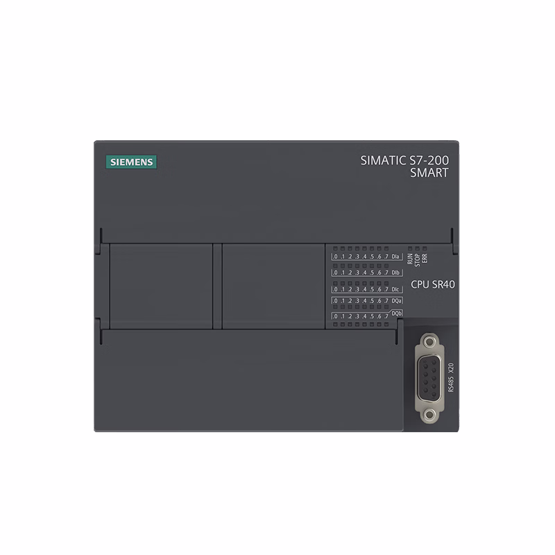 西门子 S7-200 SMART CPU SR40 标准型CPU模块，AC/DC/继电器，24路输入/16路输出，保内不涂码