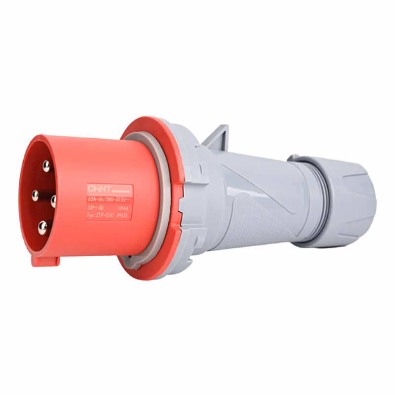 ZTP-0341-4-63A | 正泰 IP44移动插头4*63A