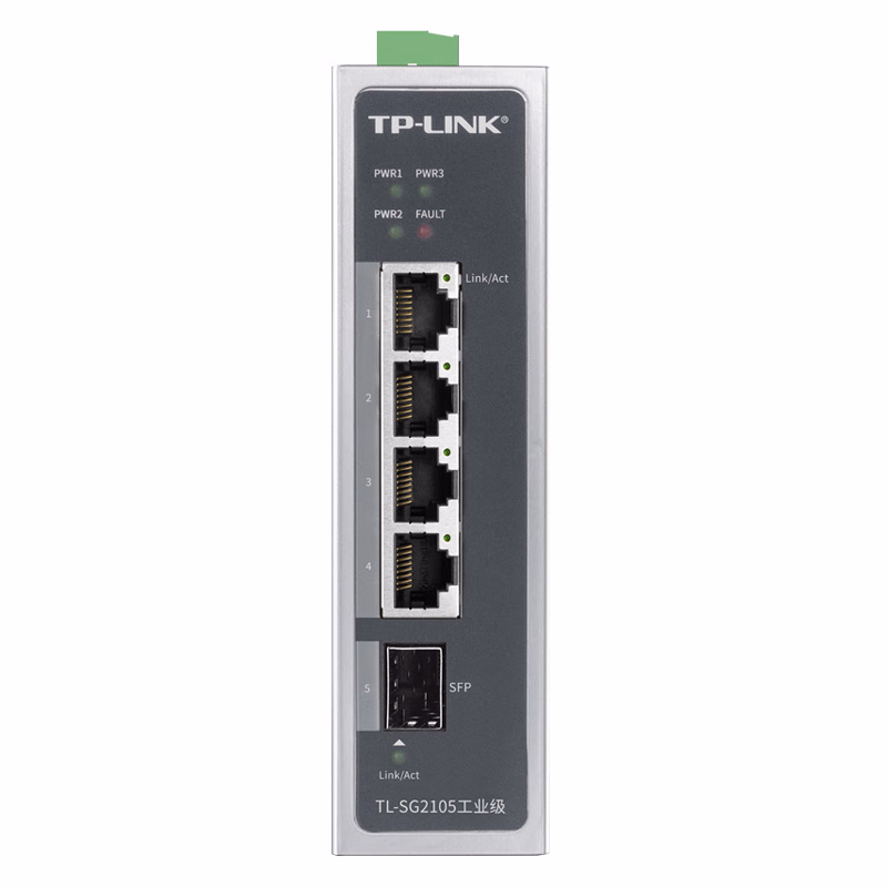 TL-SG2105工业级 | 普联 二层管理工业交换机 4个千兆口+1个千兆SFP端口