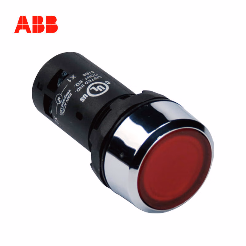 CP1-10R-11 | ABB CP1平头复位型按钮（不带灯型）,红色