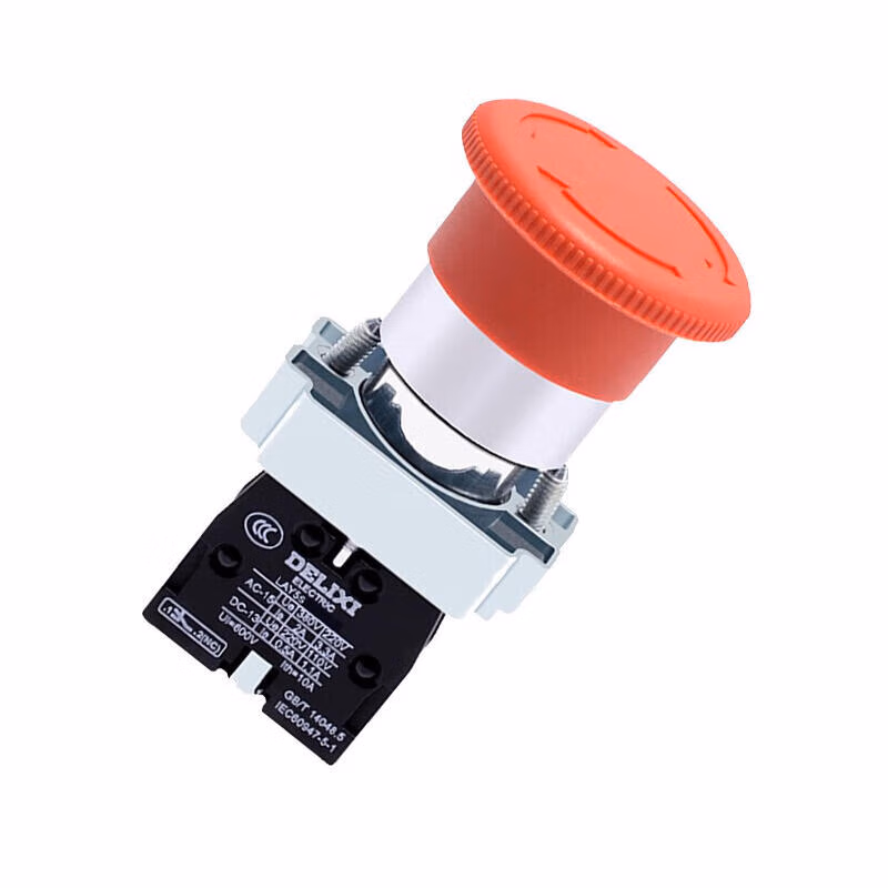 LAY5s-BS Φ40红1NO+1NC(标准型旋转复位式急停钮) | 德力西电气 按钮开关