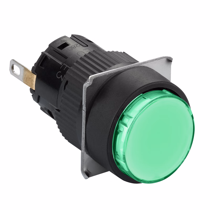 XB6EAV3BF | 施耐德电气 指示灯,圆形,绿色,带24V LED