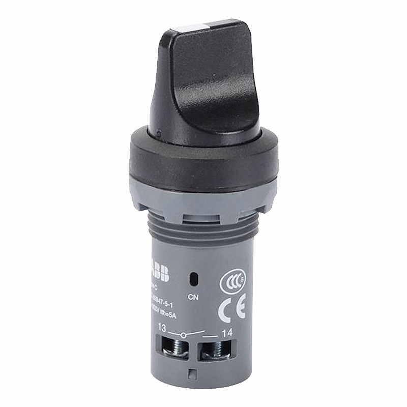 C2SS2-10B-20 | ABB C2SS系列二位置选择开关（不带灯型）,黑色