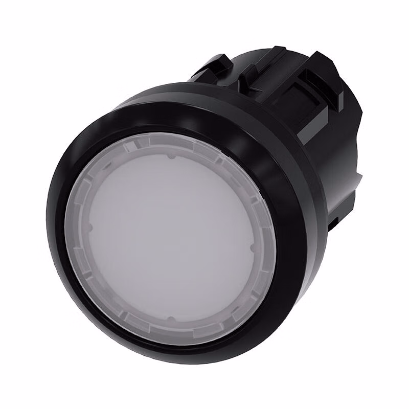 3SU10010AB600AA0 | 西门子 发光按钮,22mm,圆形,塑料,白色,按钮,扁平键控式