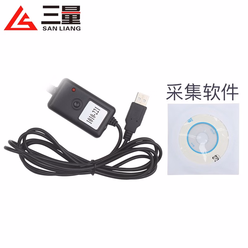 三量数显百分表千分表数据线直连计算机computer外接数据装置集线器 JD621 百分表直连计算机装置
