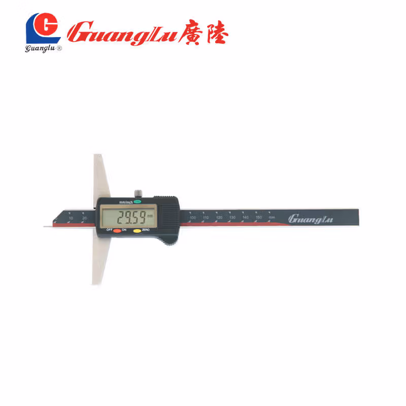 127-101 | 广陆 针测头数显深度卡尺,量程:0-150