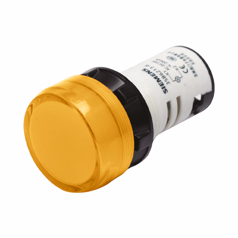 3SB62D3Y | 西门子 一体型信号灯,22mm,塑料,圆形,集成LED,24VAC/DC黄色