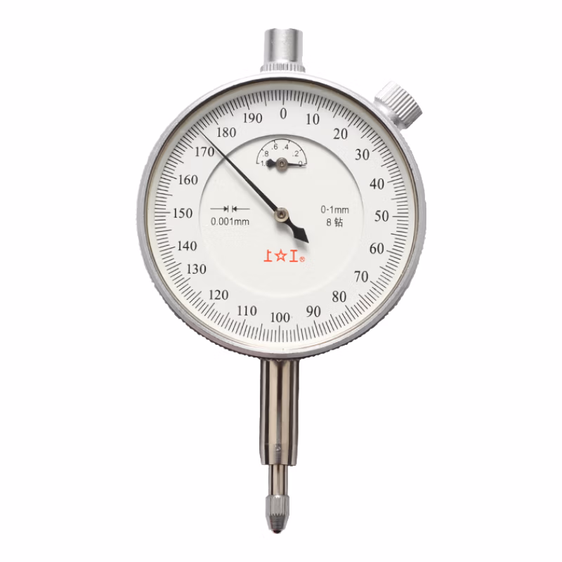 上工 机械千分表0-1mm 表面直径60mm 1级 分度值0.001 指示表 QG1-01