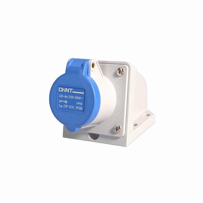 ZTP-1231-3-32A | 正泰 IP44明装插座3*32A