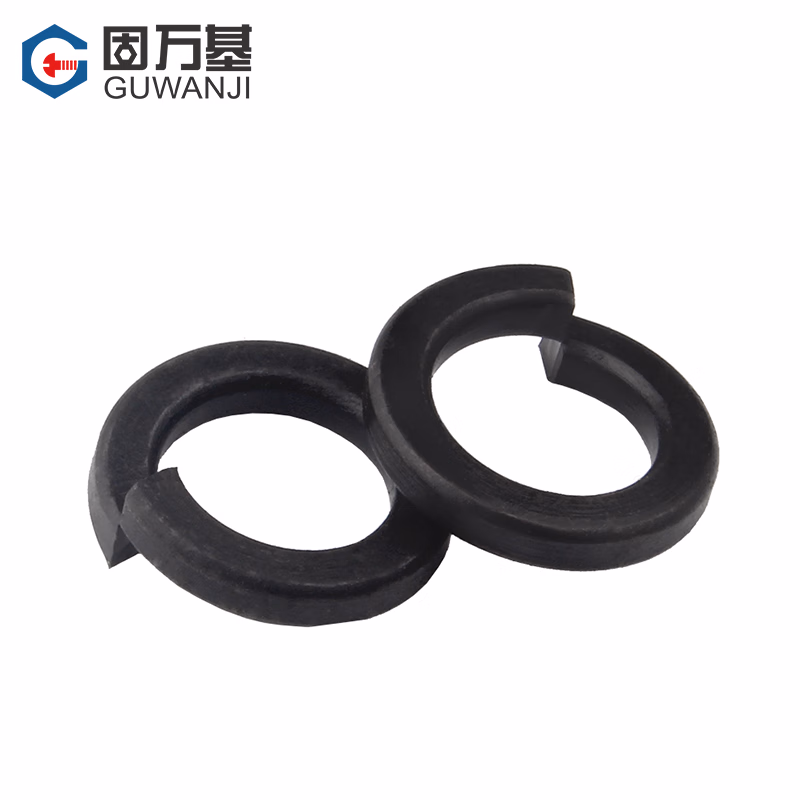 固万基（GUWANJI）弹簧垫圈GB /T 93 8.8级加厚开口弹垫黑色加宽弹簧垫圈弹性垫片 M14[50个/包]