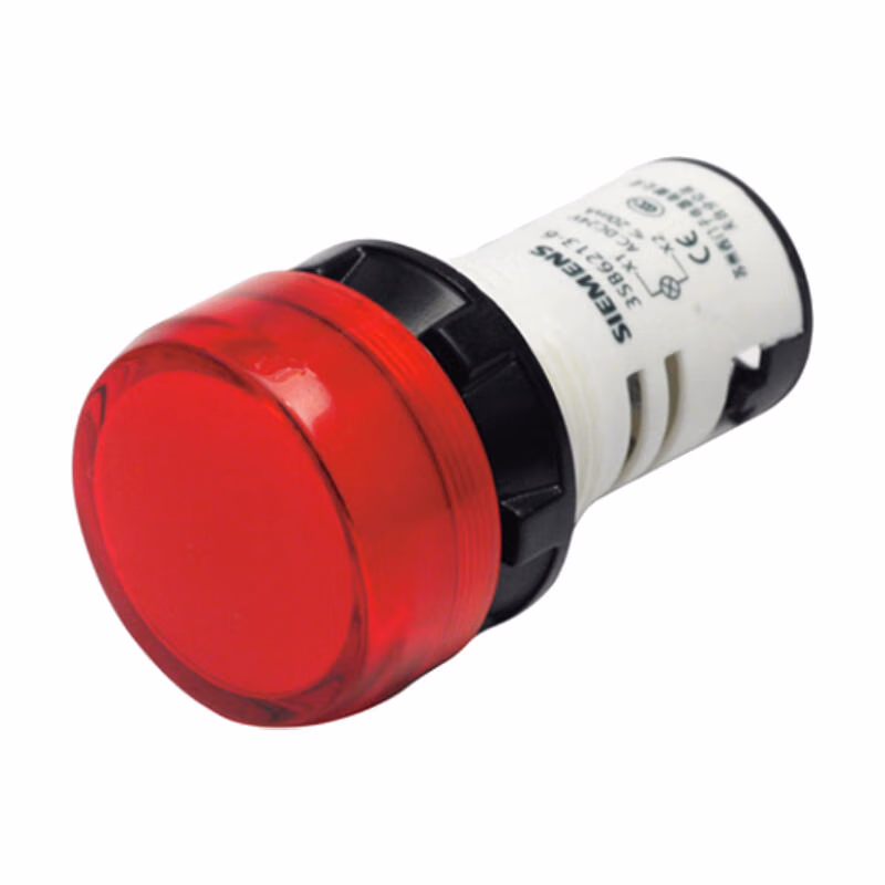 3SB62D3R | 西门子 一体型信号灯,22mm,塑料,圆形,集成LED,24VAC/DC红色