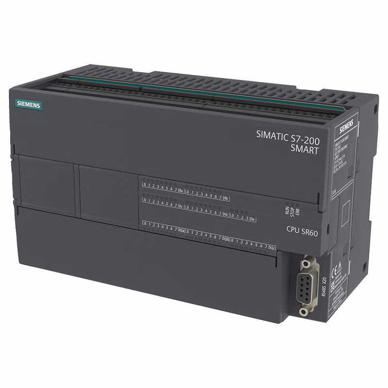 西门子 S7-200 SMART CPU SR60 标准型CPU模块,AC/DC/继电器,36路输入/24路输出,保内不涂码
