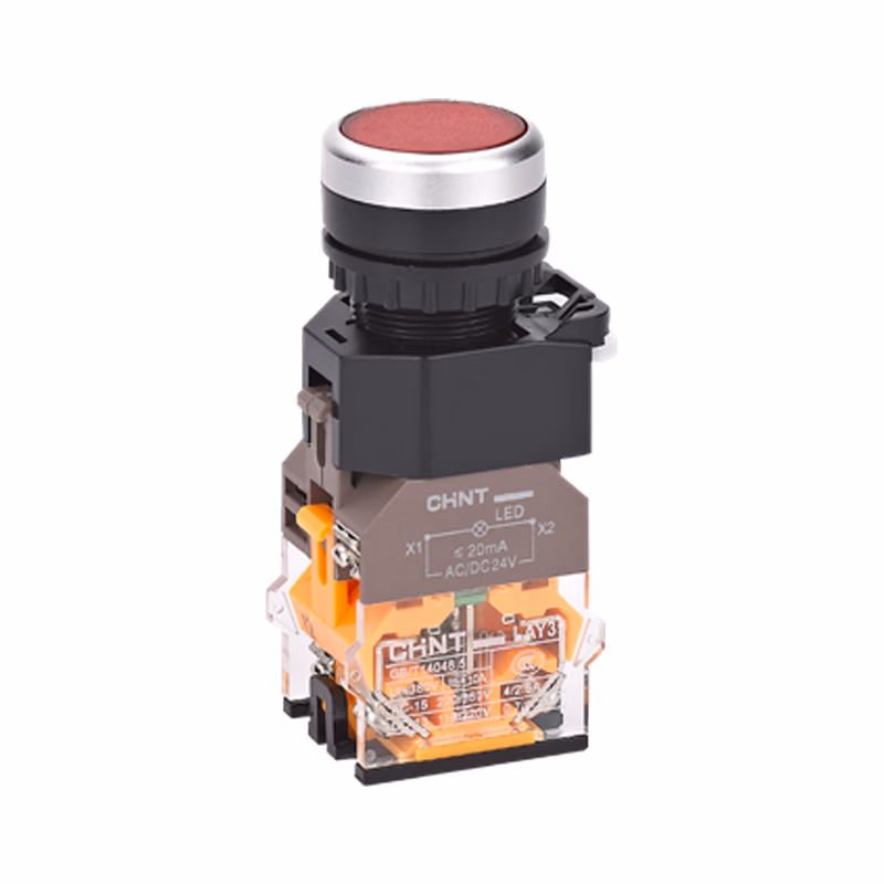 LAY39B(LA38)-11BND 红 AC/DC 220V | 正泰 按钮