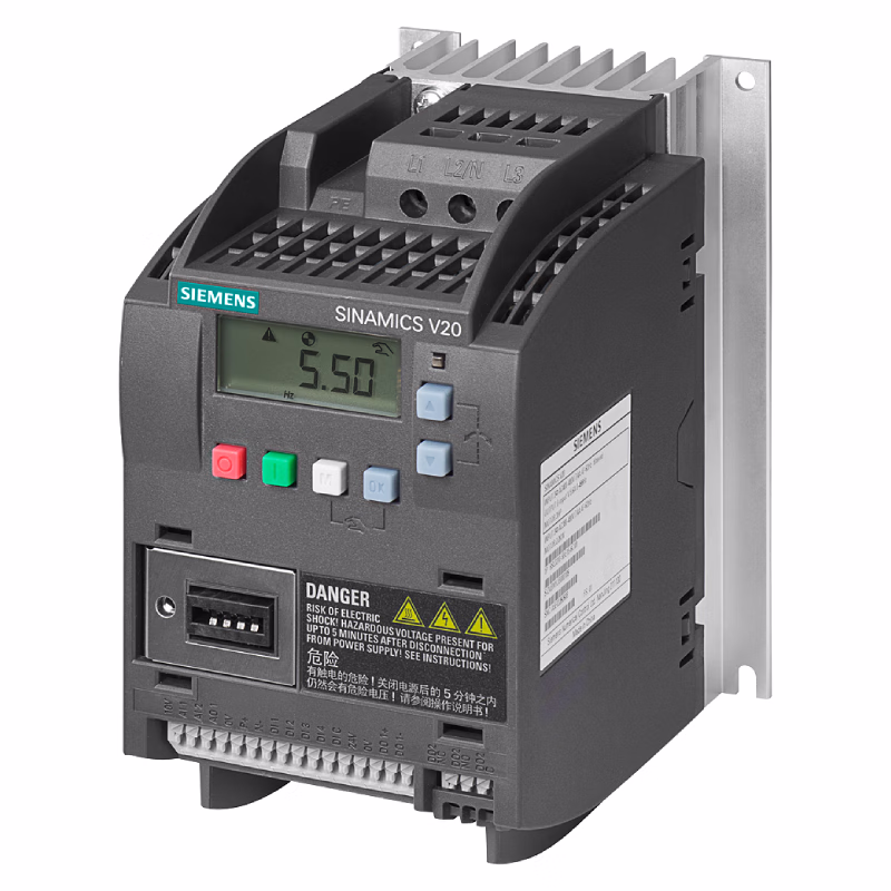 0.75kW/2.2A，无滤波器，3AC，FSA | 西门子 V20变频器
