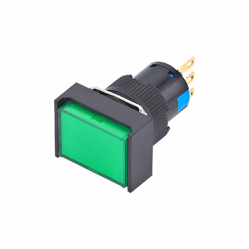 NP6-11D/Y 绿 24V LED | 正泰 带灯自复平钮