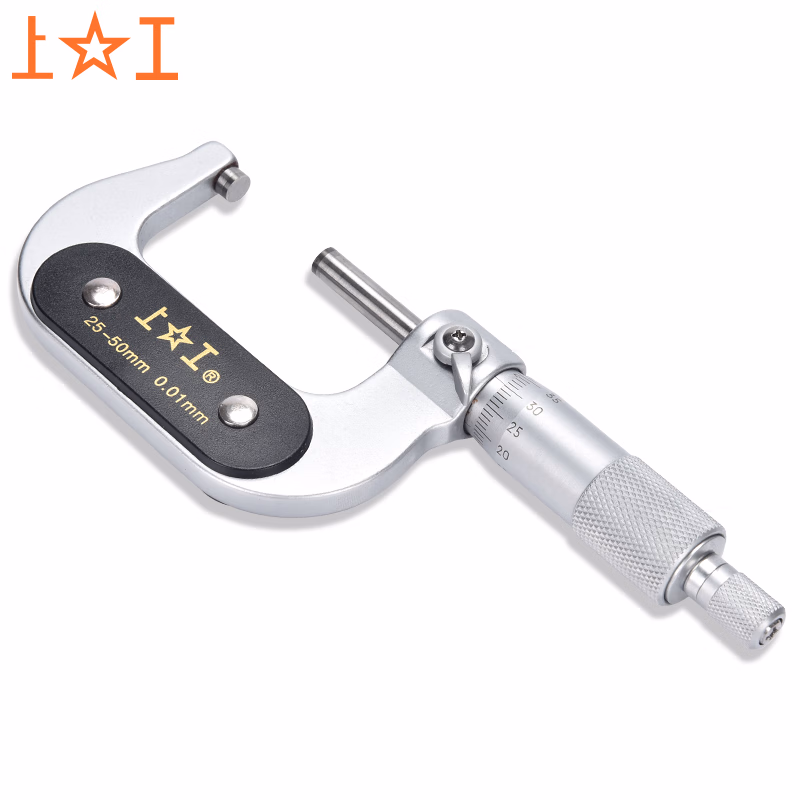 上工外径千分尺 分厘卡 千分尺 机械千分尺25-50mm分度值0.01