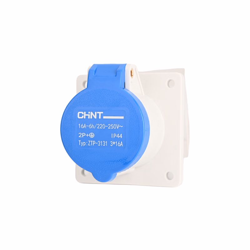 ZTP-3131-3-16A | 正泰 IP44暗装插座3*16A