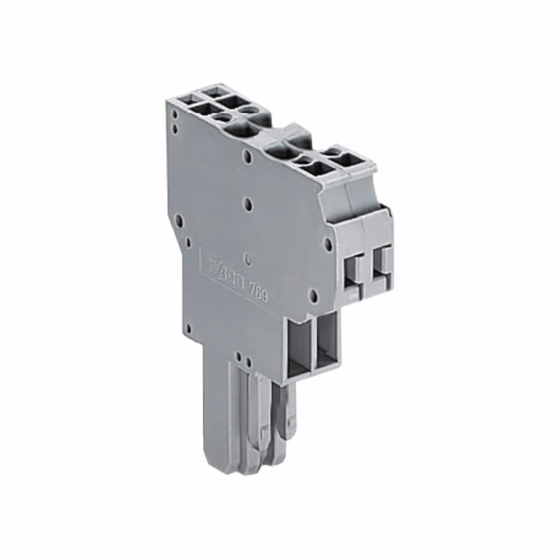 769-123 | 万可(WAGO) 2线孔型连接器,4mm²,3极,灰色