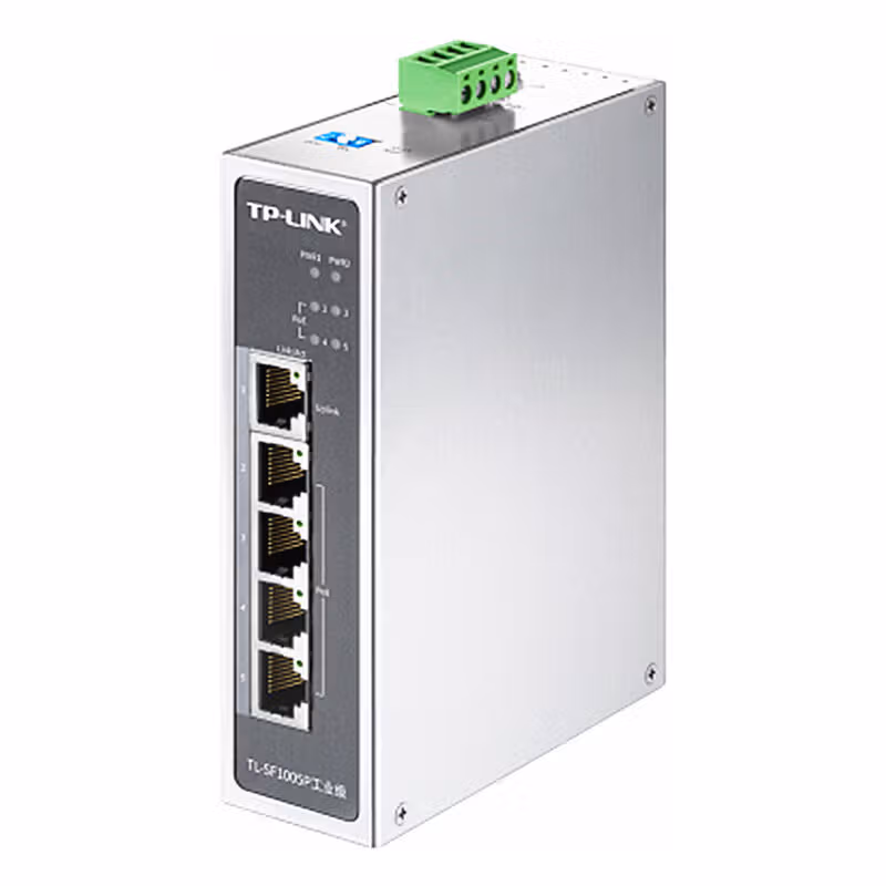 TL-SF1005P工业级 | TP-LINK/普联 工业级POE交换机,4个百兆PoE口+1个百兆口(出厂不配电源)