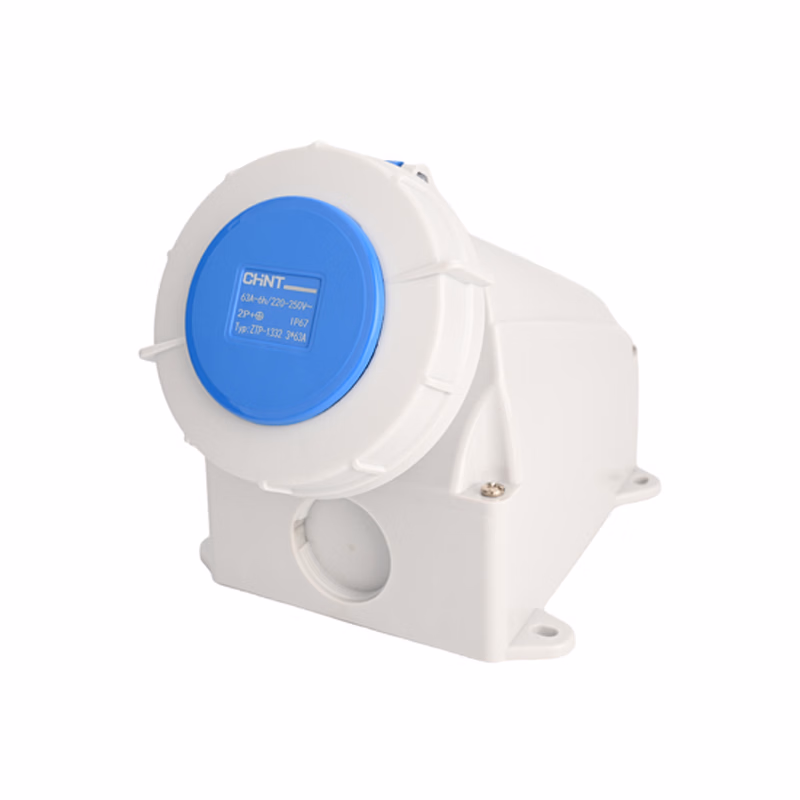 ZTP-1332-3-63A | 正泰 IP67明装插座3*63A
