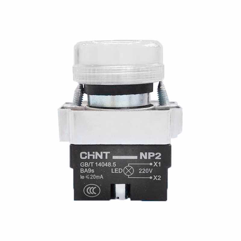 NP2-BV61 220V LED | 正泰 指示灯 金属头