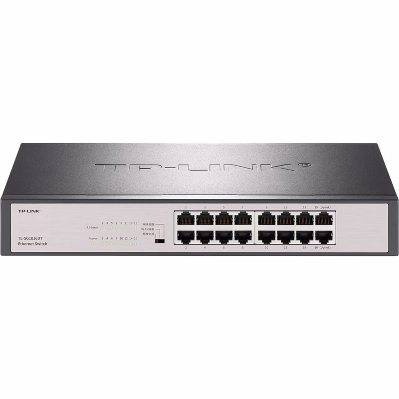 TL-SG1016DT | 普联/TP-LINK 全千兆以太网交换机 16口 桌面式
