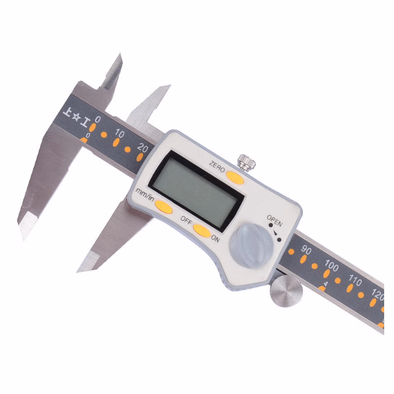 AS2380201 | 上工 四按键/不锈钢电子数显卡尺,方杆,量程:200(0-8")/0.01